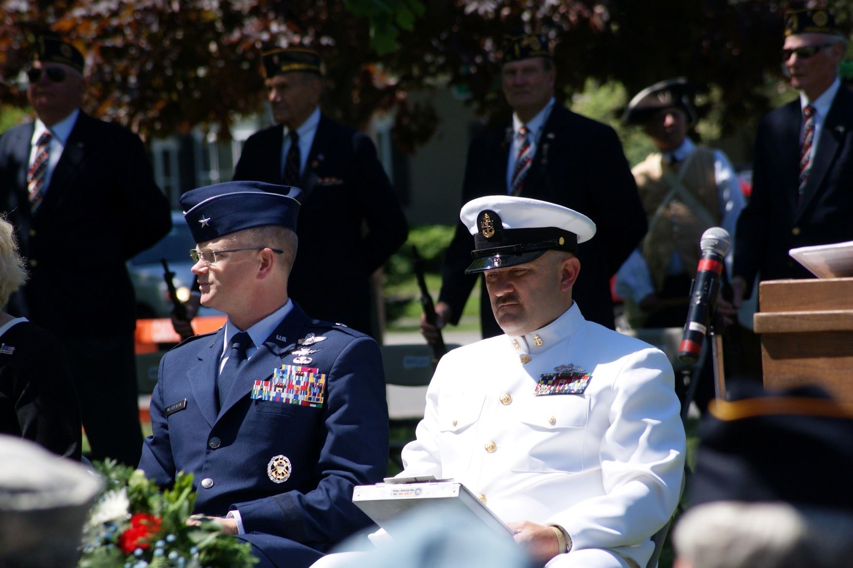 BG Chris Weggeman and CPO Keith Jermyn